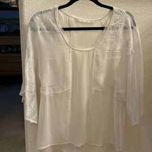 Designer blouse ultra share 100% silk very beautiful detail excellent condition